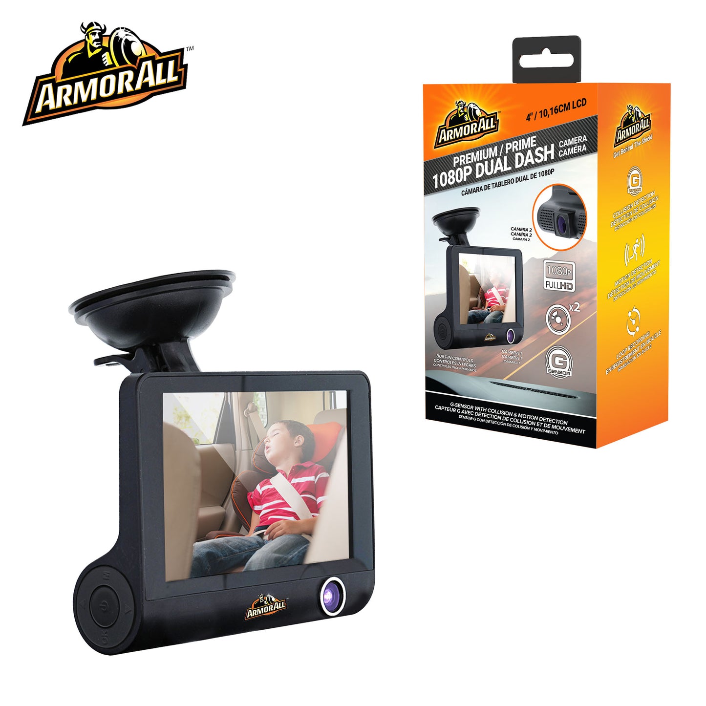 Armor All™ Premium 1080P Dual Dash Camera