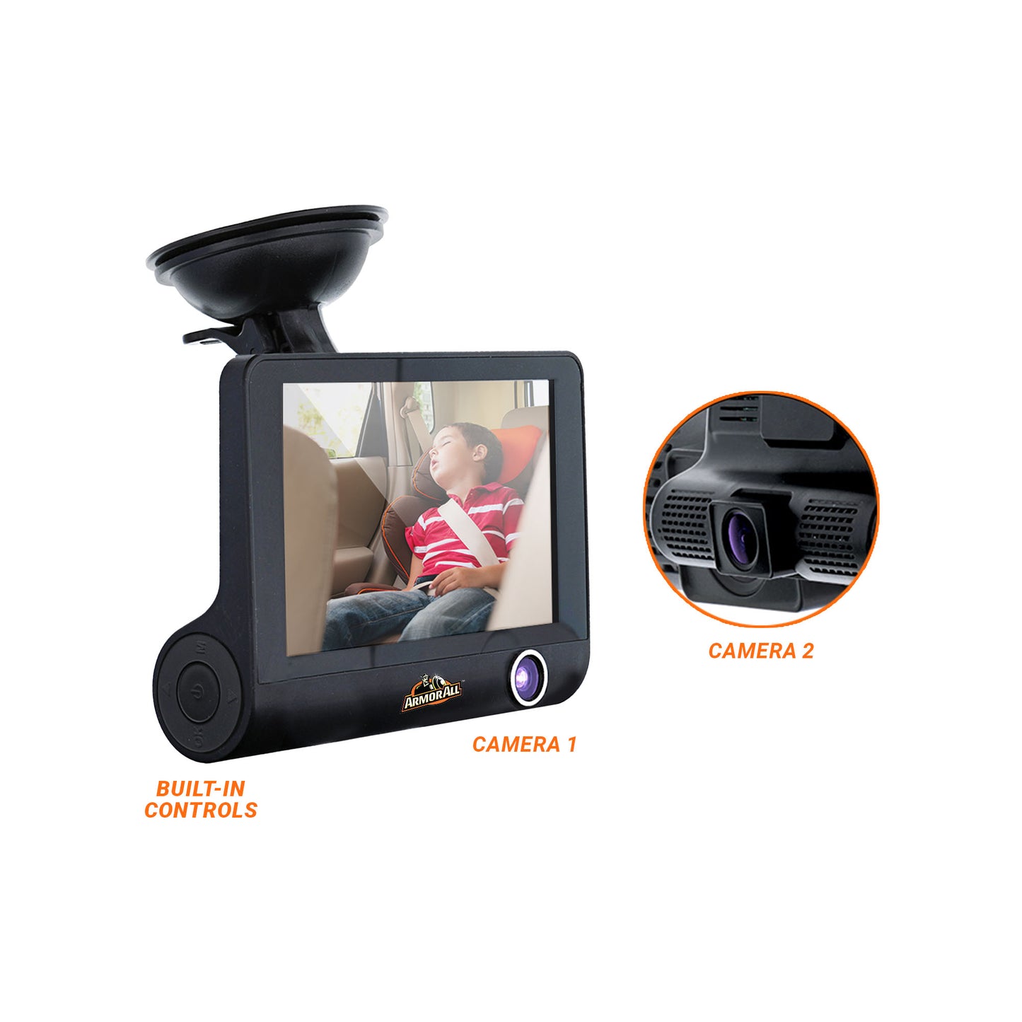 Armor All™ Premium 1080P Dual Dash Camera