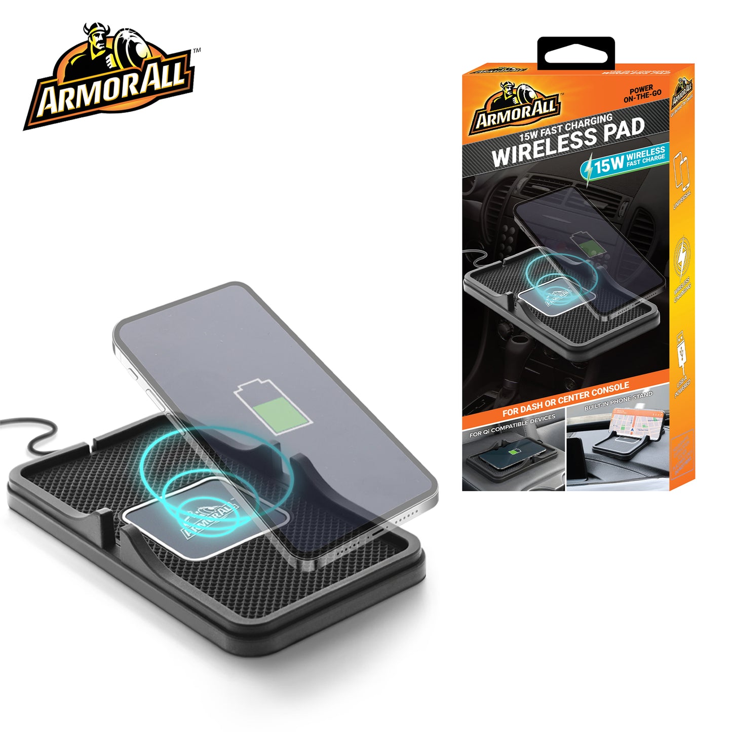 Armor All™ 15W Fast Charging Wireless Pad