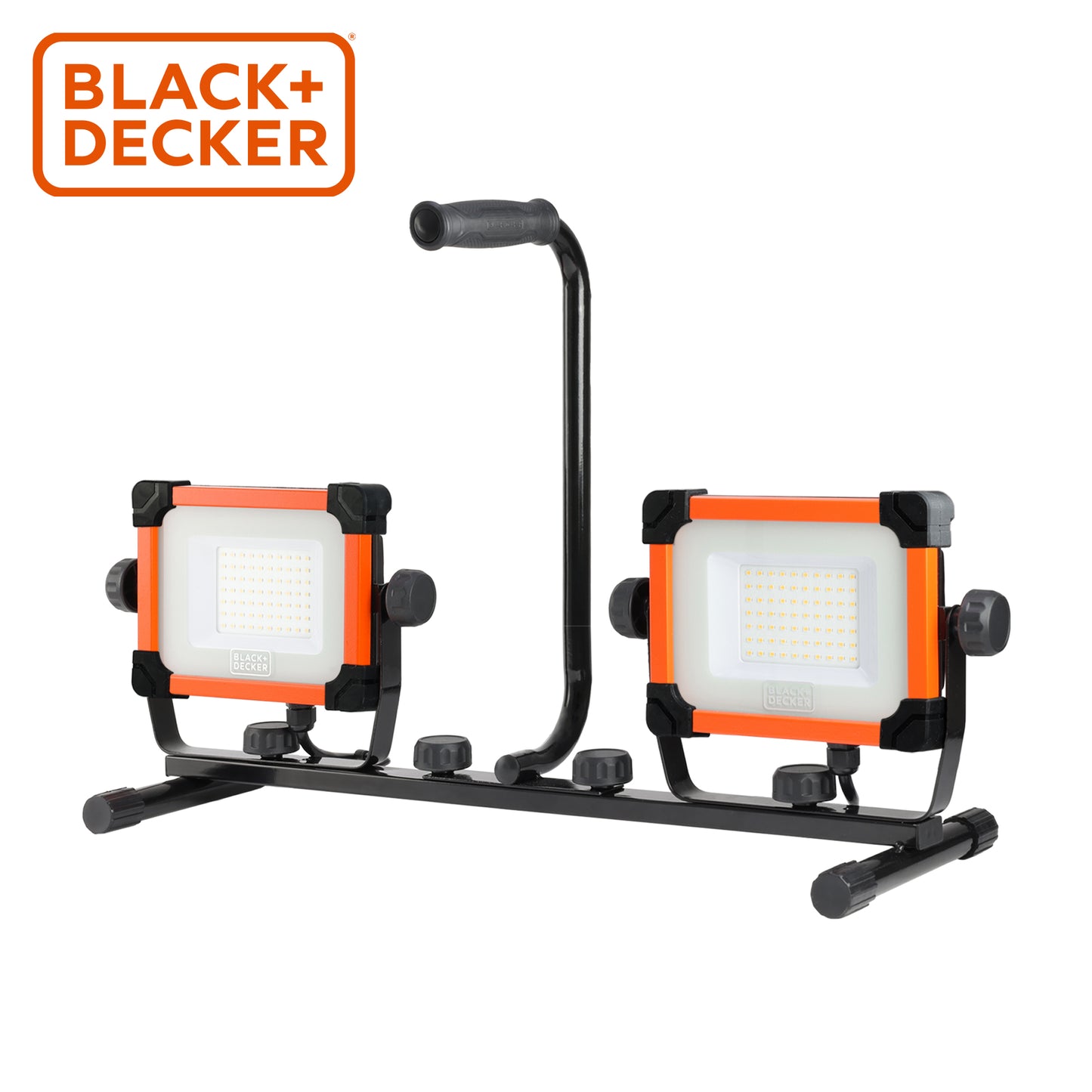 BLACK+DECKER® 20,000 Lumens Double Work Light with Tripod Stand with AC Outlets