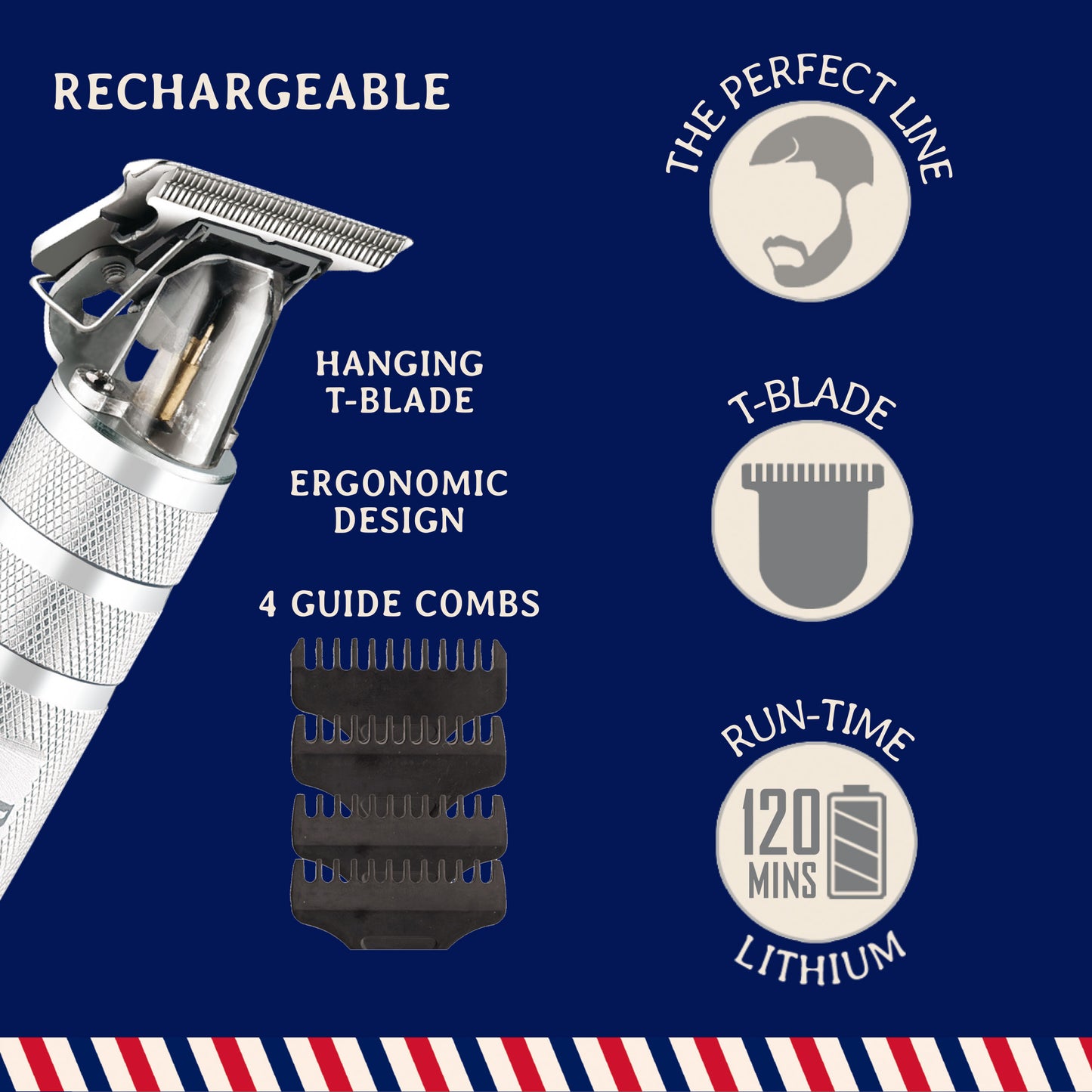 Barbasol® Rechargeable T-Blade Trimmer