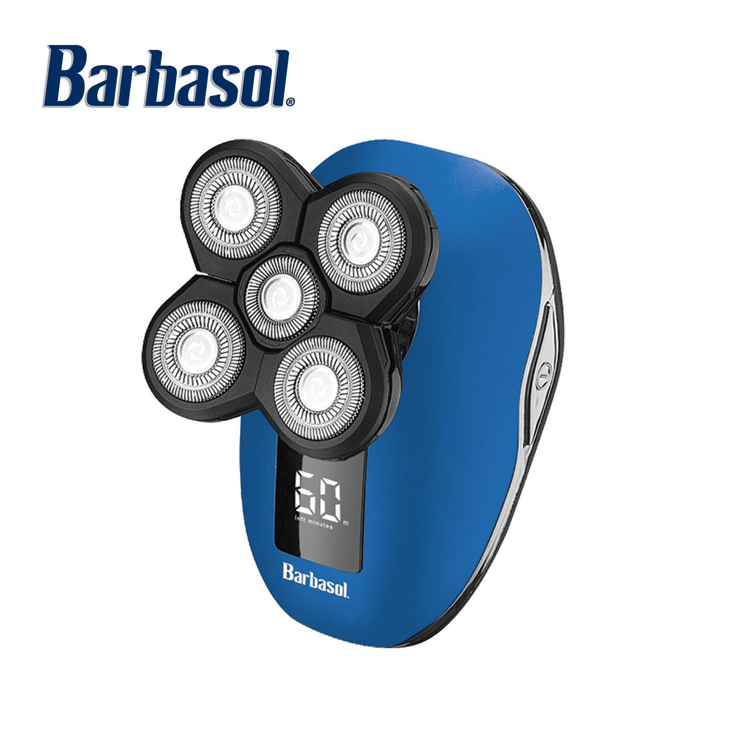 Barbasol® Rechargeable LCD Head Shaver Set With Stainless Steel Blades