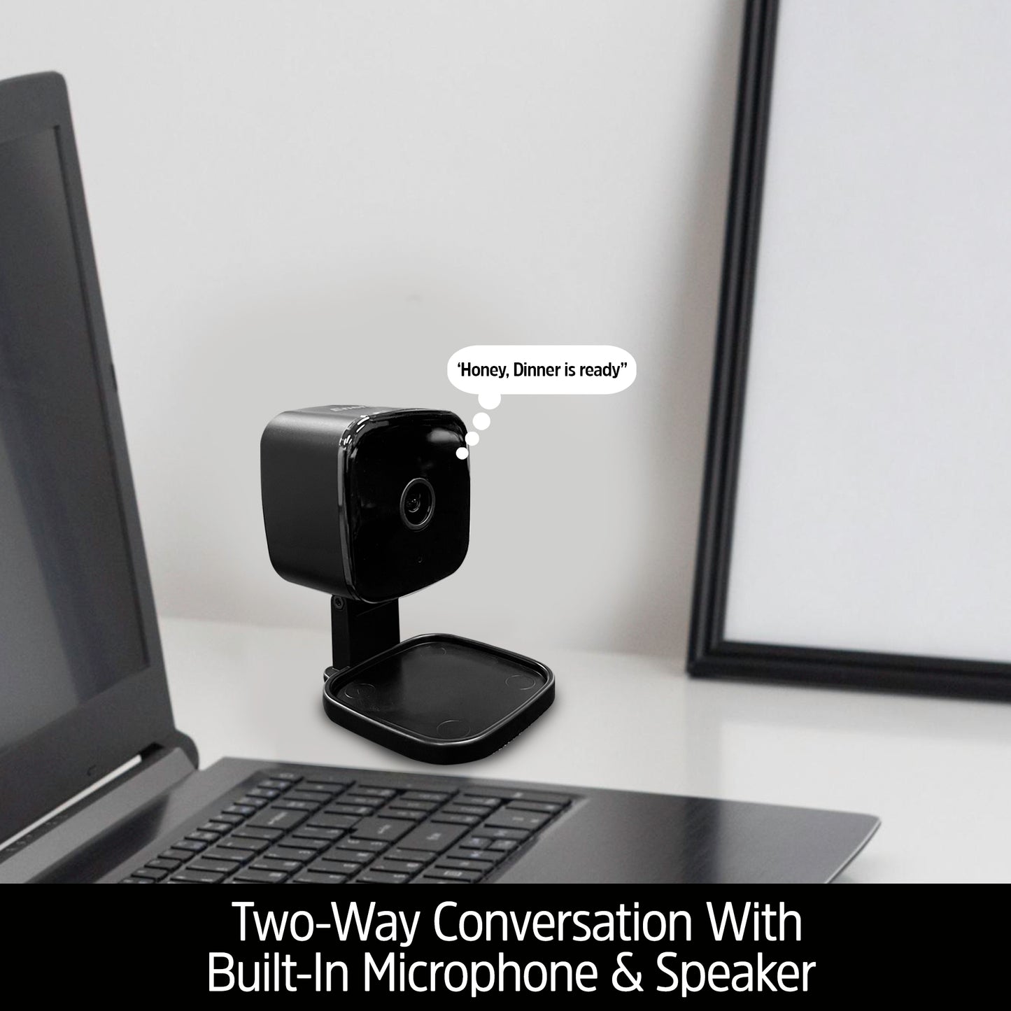 Energizer® Smart WiFi 1080p Foldable Privacy Indoor Camera