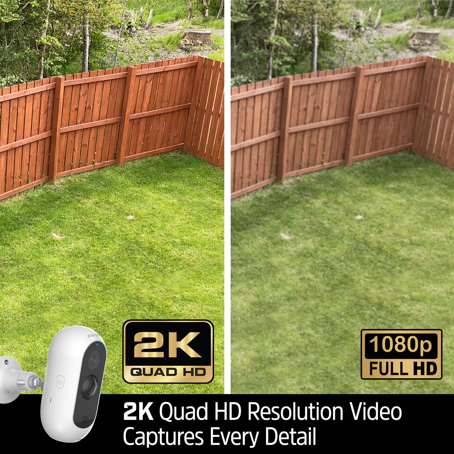 Energizer® Smart WiFi 2K Indoor/Outdoor Battery Camera