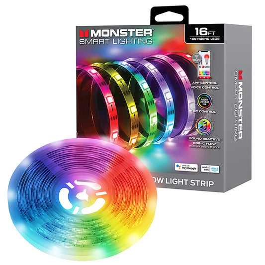 Monster™ 16.4ft RGB +IC  Smart LED Strip