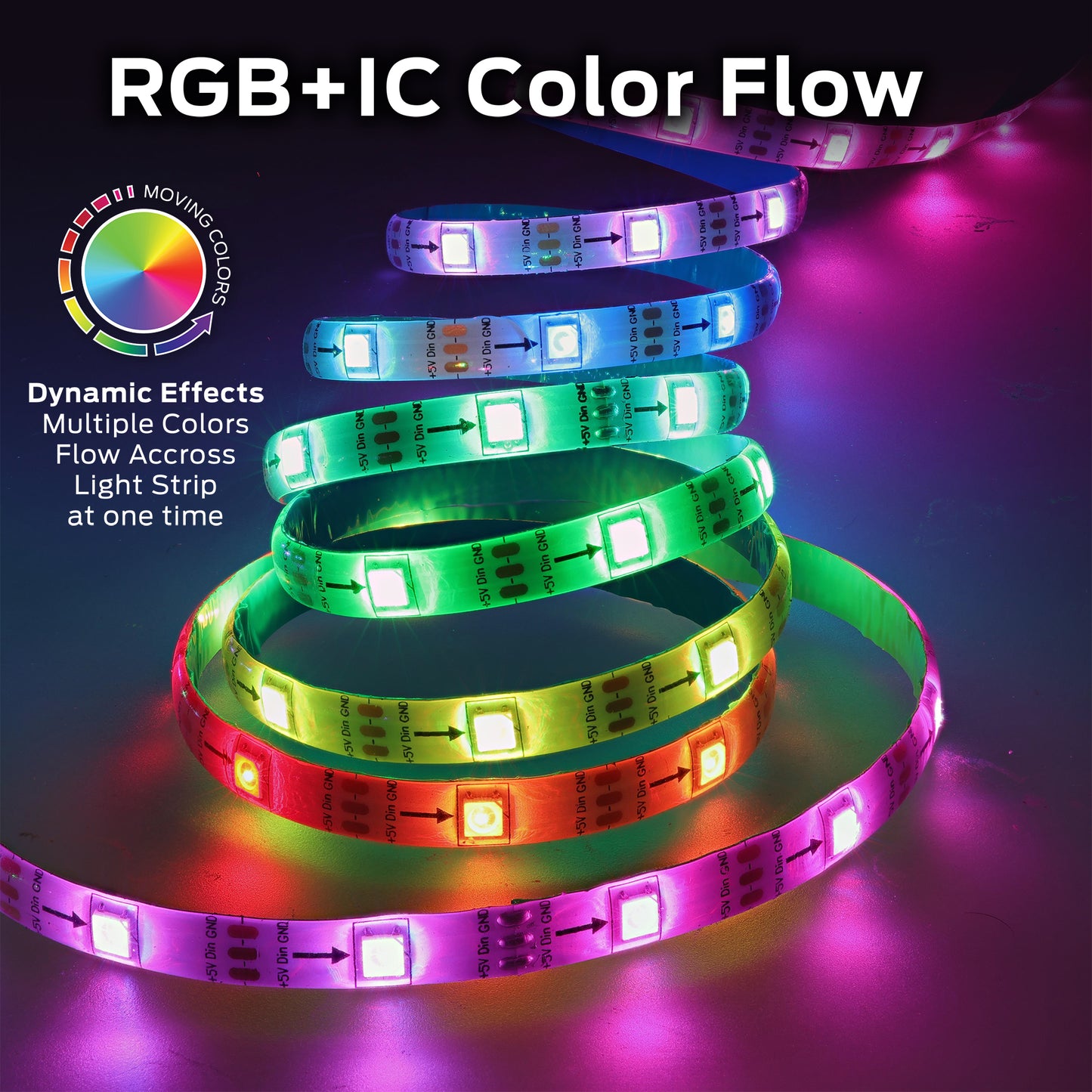 Monster™ 50ft RGB +IC Smart LED Strip