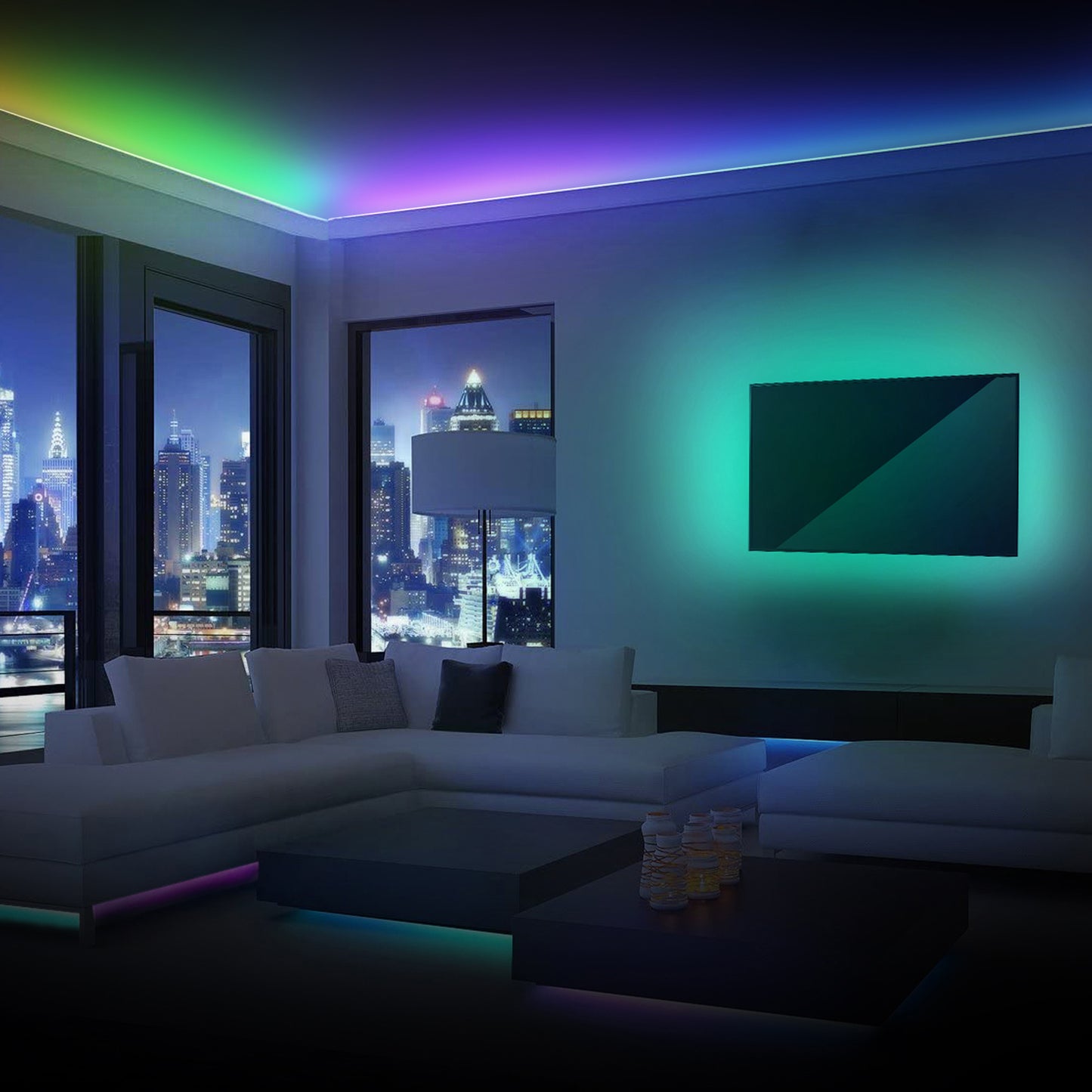 Monster™ 50ft RGB +IC Smart LED Strip
