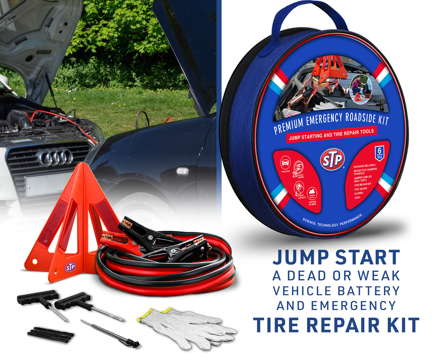 STP® Premium Emergency Roadside Kit