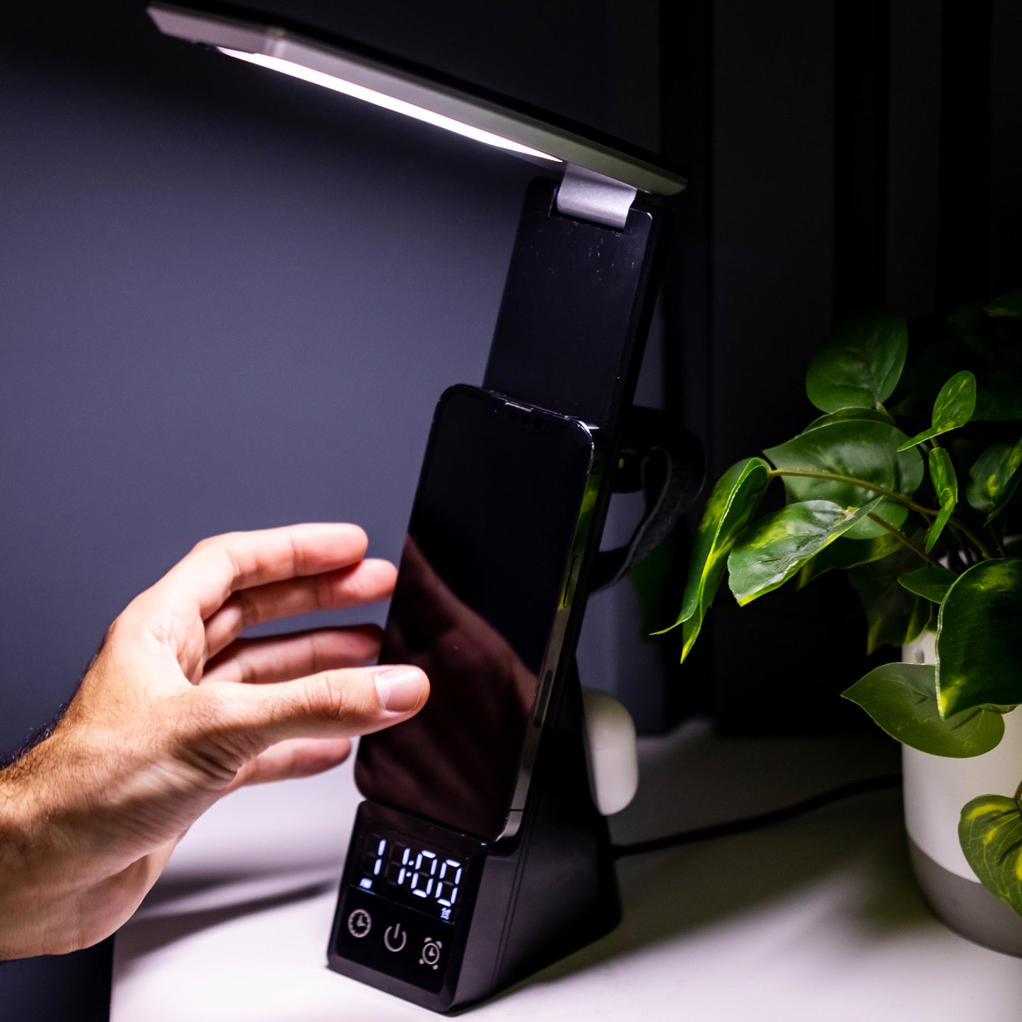 Xtreme™ 5 in 1 LED Desk Lamp with Wireless Smartphone Charger