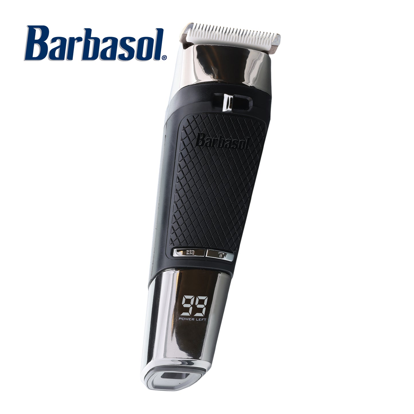 Barbasol® Rechargeable Hair, Face & Body Trimmer With Stainless Steel & Ceramic Blades