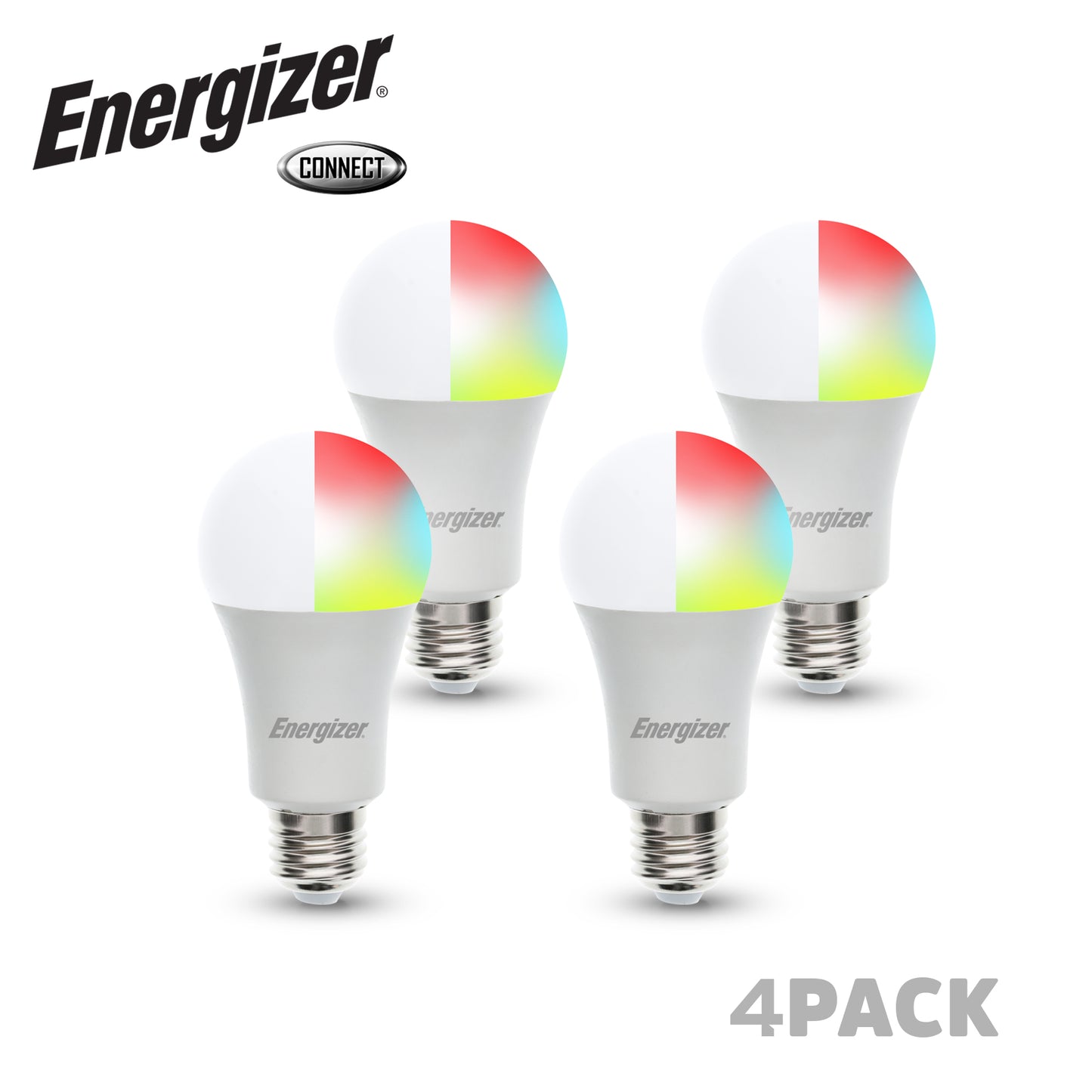 Energizer® Smart WiFi LED Light Bulbs 4 Pack