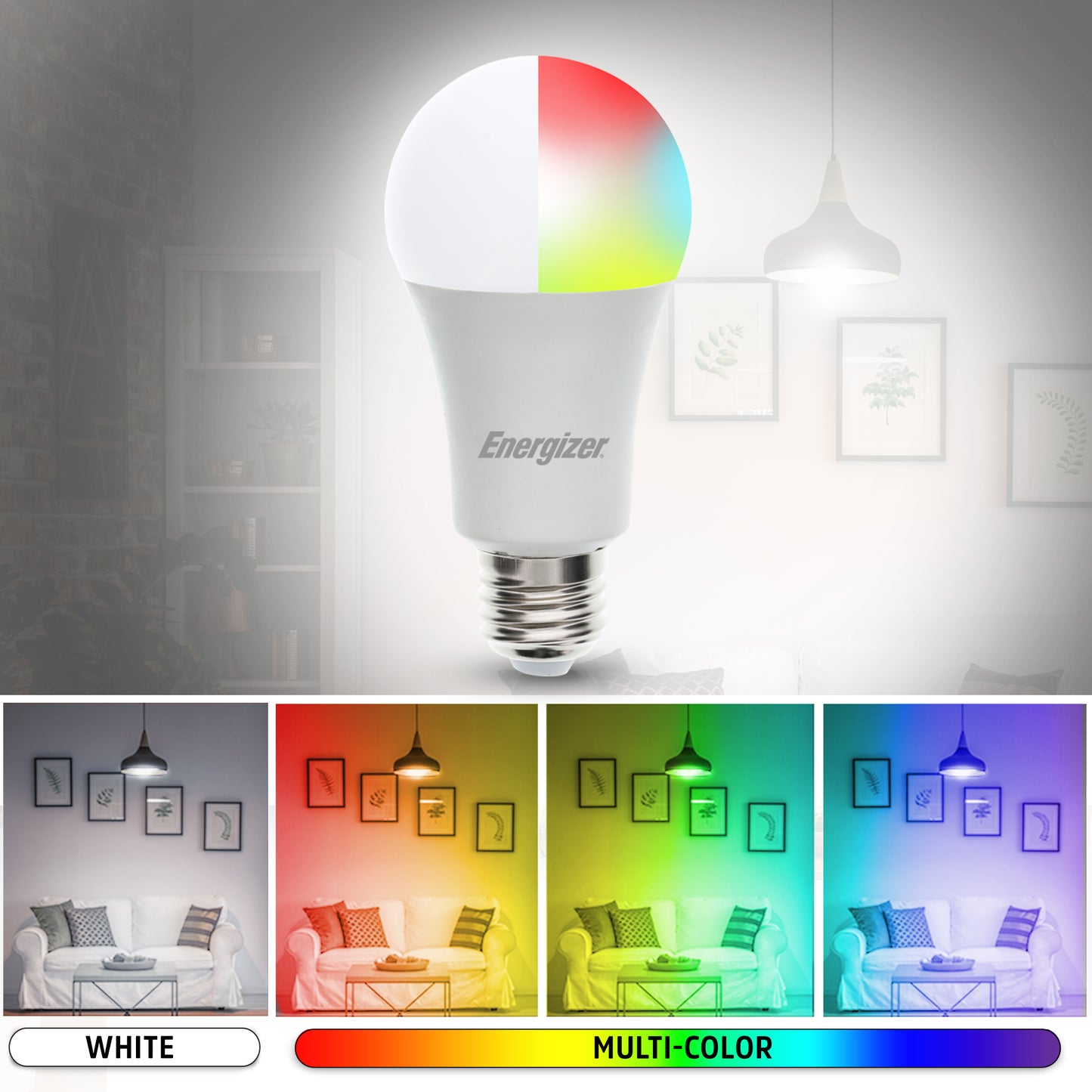 Energizer® Smart WiFi LED Light Bulbs 4 Pack