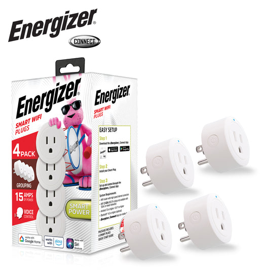 Energizer® Smart WiFi Plugs 4 Pack