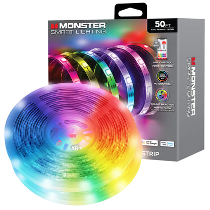 Monster™ 50ft RGB +IC  Smart LED Strip