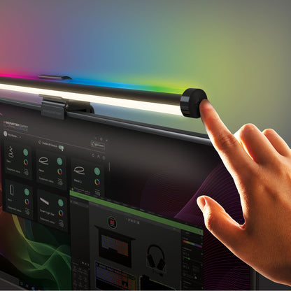 Monster™ Duo+ 2-In-1 Smart Sound Reactive MONITOR LIGHT BAR