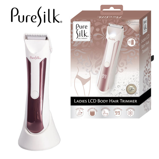 Pure Silk® Rechargeable Ladies LCD Body Hair Trimmer