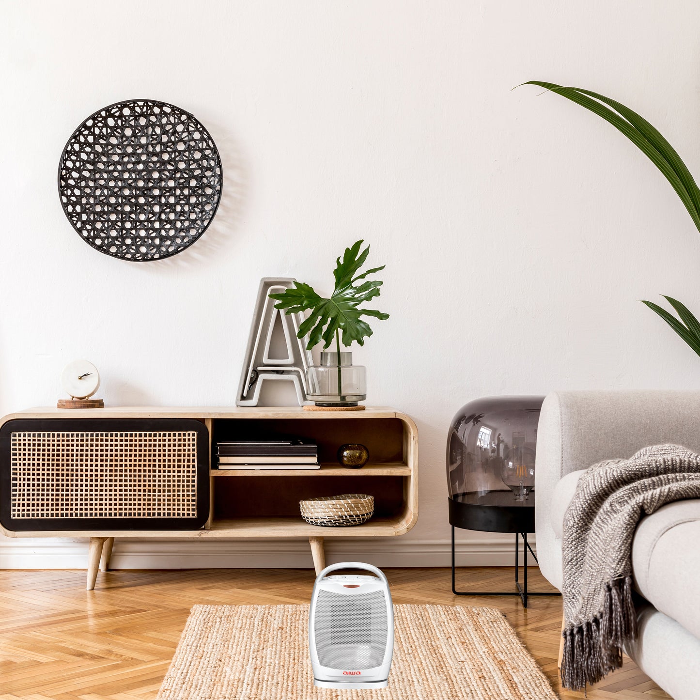 AIWA Oscillating Room Heater With Fan Mode