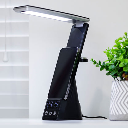 Xtreme 5 in 1 LED Light Up  Desk Lamp QI Charger