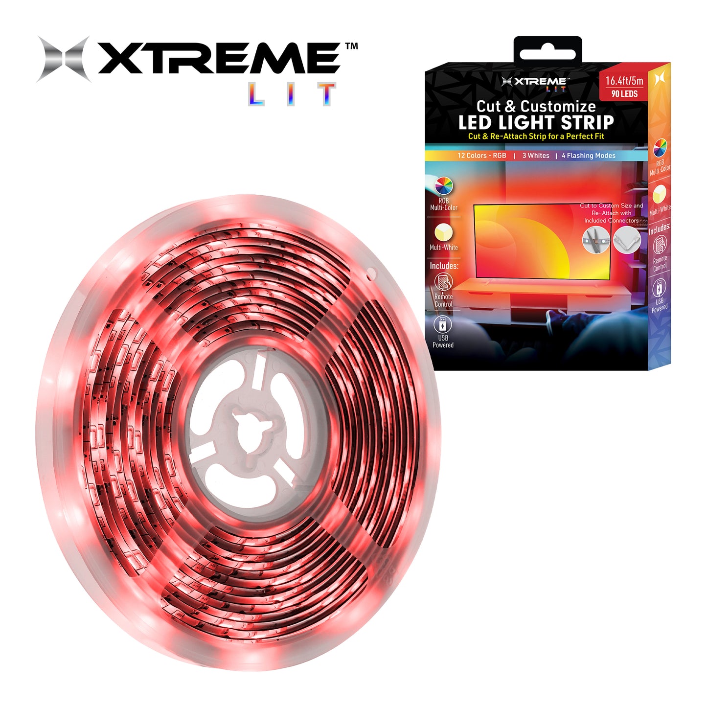 Xtreme™ Lit 16.4ft/5m Cut & Customize LED Light Strip